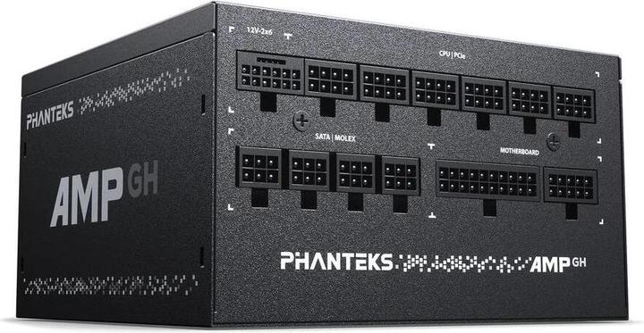 Produktbild Phanteks AMP GH 1200W 80 PLUS Platinum Netzteil, PCIe 5.1, ATX 3.1 - 1.200 Watt, schwarz (1200 W)