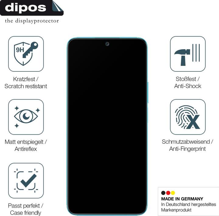Actual product image Dipos Screen Protector Anti-Shock (2 Piece, Honor 90 Lite)