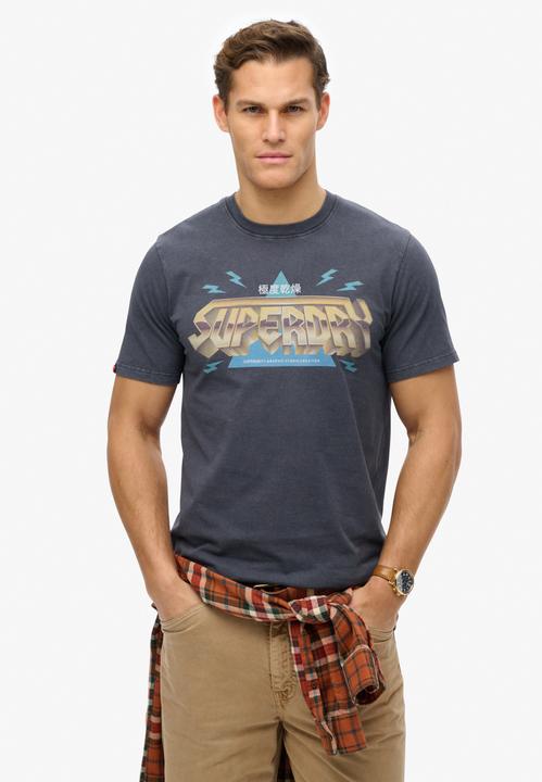 Actual product image Superdry Rock Band Logo Relaxed Tee (S)