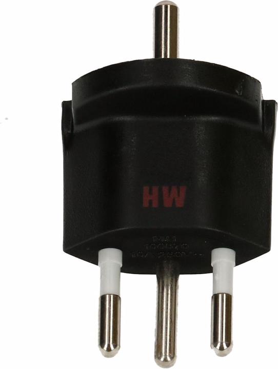 Actual product image Max Hauri Fixed adapter (Type 12, CEE 7/7)