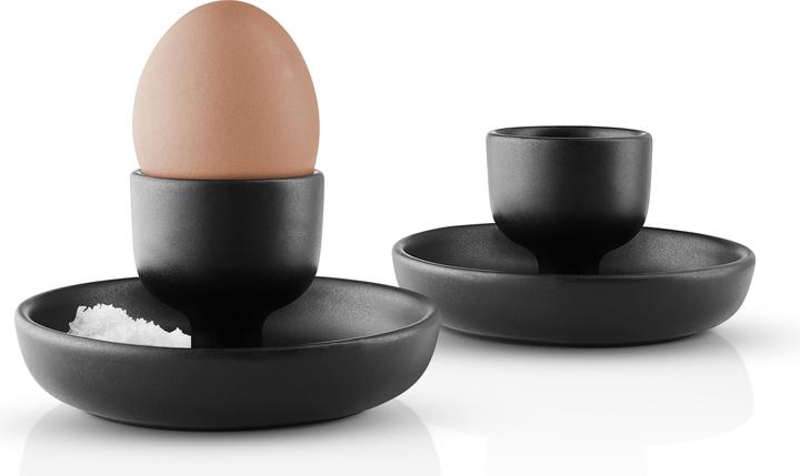 Immagine prodotto Eva Solo - Nordic kitchen Eierbecher - Black - 2 St. H6 cm x 11 cm (2 x)