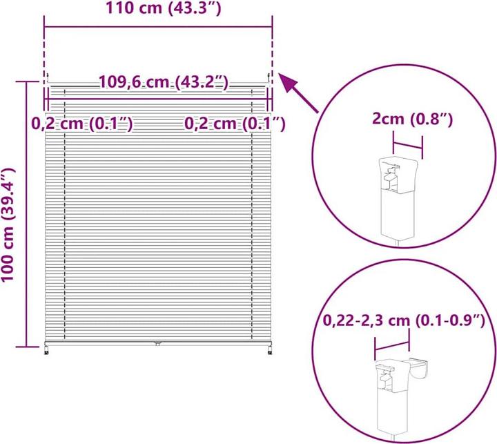 Produktbild VidaXL Dionis (100 x 110 cm)