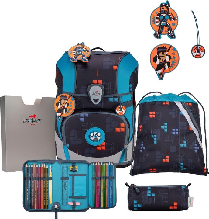 Derdiedas ErgoFlex Tiny Schulranzen-Set 6-teilig (21 l)