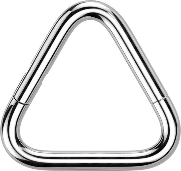 Image du produit Star Piercing Micro anneau segment pliable argent triangle (sans laiton, Titane G23)