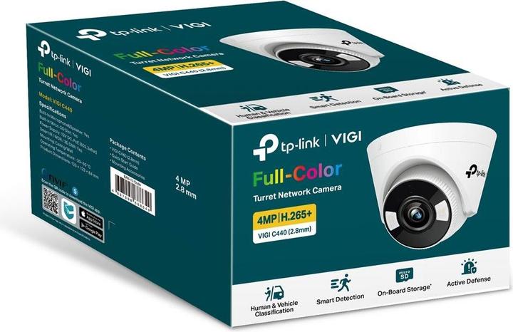 Produktbild TP-Link Cam Turret Network 5MP VIGI C450(4mm) (2880 x 1620 Pixels)