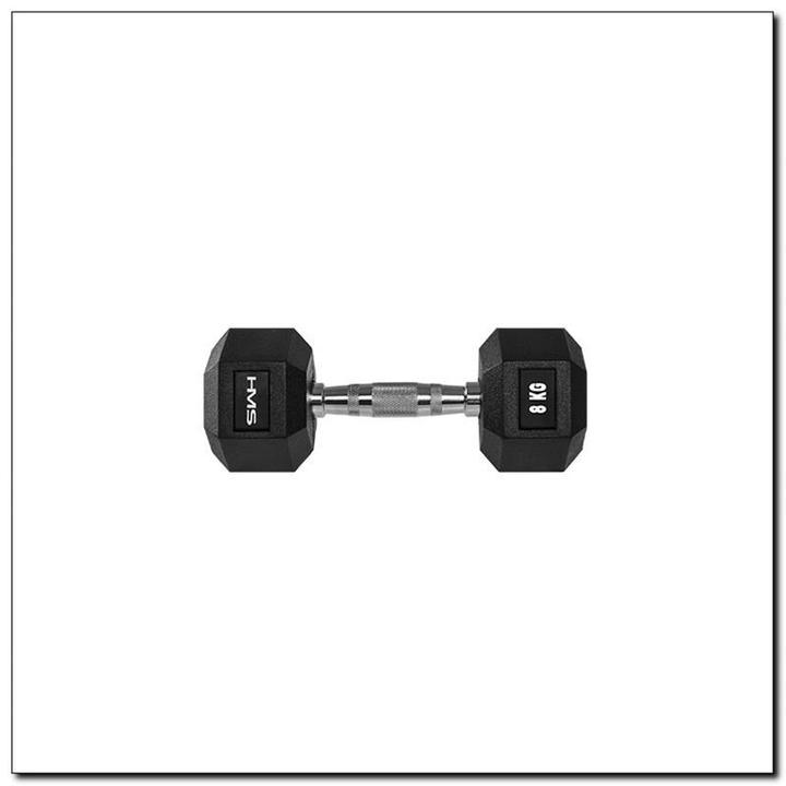 Actual product image HMS Dumbbell 8 kg HEX-PRO 8 (1 x 8 kg)