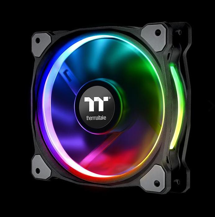 Produktbild Thermaltake CL-F056-PL14SW-A computer cooling system Computer case Fan Grey (140 mm, 3 x)