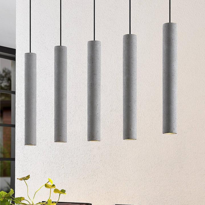 Image du produit Lindby Concretto 5 Lampe à suspendre Concrete (GU10)