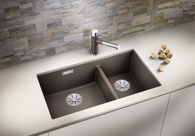 Actual product image Blanco Subline 430/270-U (Undermount sink, 46 cm, 75.50 cm)