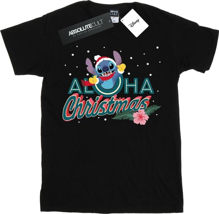 Disney Lilo And Stitch Aloha Christmas TShirt