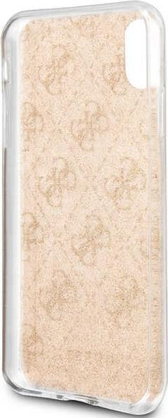 Produktbild Guess GUHCPXPCU4GLGO iPhone X/Xs złoty/gold hard case 4G Glitter (Apple iPhone X)