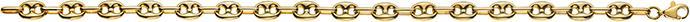 Image du produit Natsumi Schmuck Bijoux de bras en or jaune 18C/750 Ancre de bateau massive 19cm (19 cm, 750/18 K Or jaune)