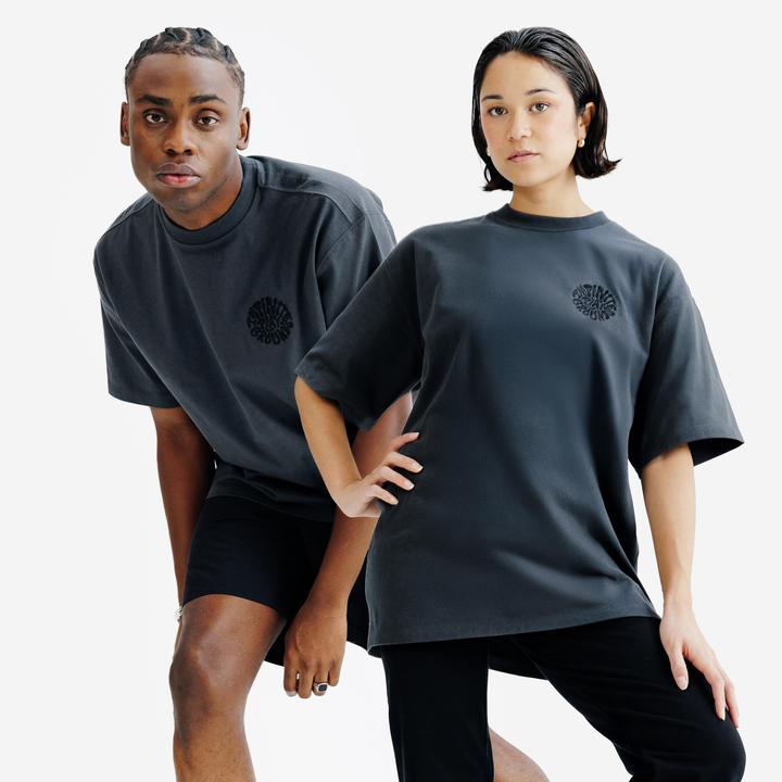 Decathlon T-Shirt unisex grafisch - Relax grau (XL)