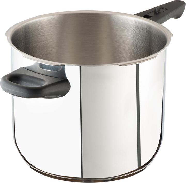 Actual product image WMF Pressure Frying Pan 3l Pressure Cooker without Lid Perfect Induction Stainless Steel (22 cm, Steam cooker, Stainless steel)