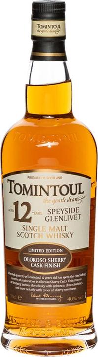 Actual product image Tomintoul 12 years Sherry Cask 0.7 l (Single Malt, Scotch whisky)