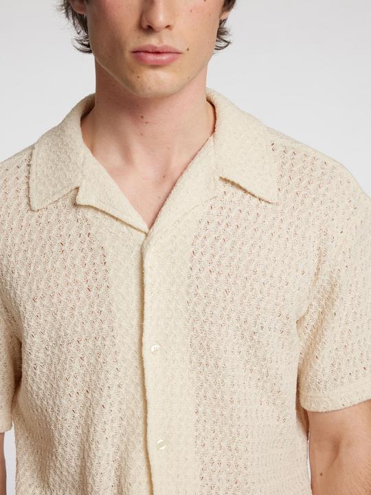Actual product image Selected Homme Jacquard Strick Kurzarmhemd (L)