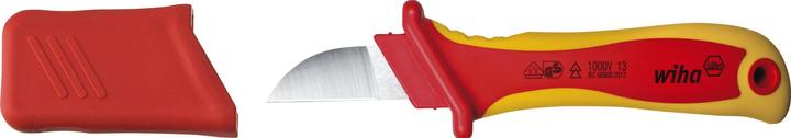 Immagine prodotto Wiha Coltello spelafili a lama diritta per cavo tondo in blister (38798) 200 mm (200 mm)
