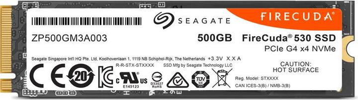 Produktbild Seagate FireCuda 530 (500 GB, M.2 2280)