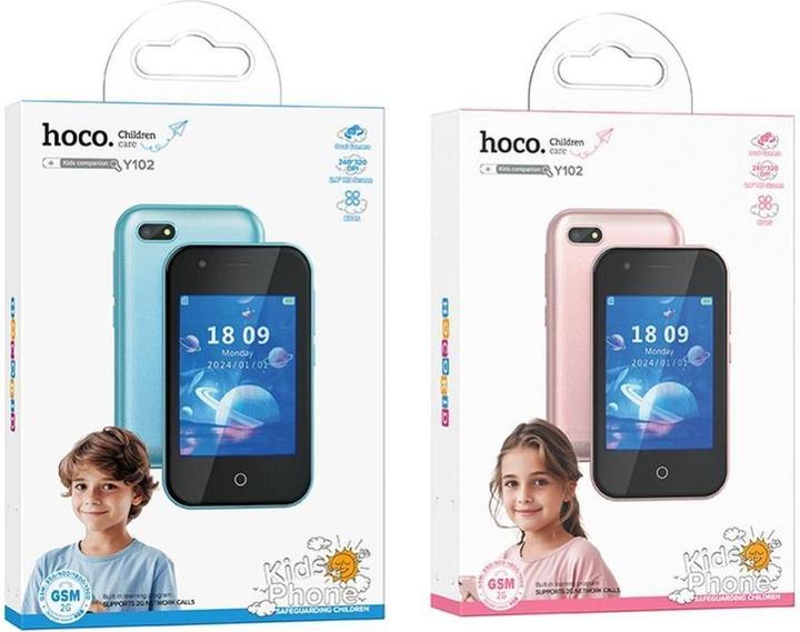 Productafbeelding Hoco Headphone with microphone smartphone for kids 2,8" Y102 blue (2.80", 2G)