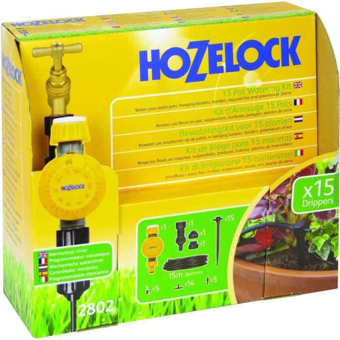 Produktbild Hozelock Tropfbewässerung-Set Steckkupplung Schlauchlänge: 15m 2802 1240