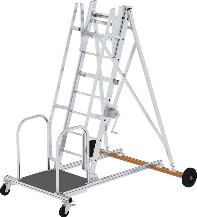 Actual product image Munk Type 2 tanker ladder with 2 swivel castors and 2 castors (Multi-purpose ladder, 316 cm)