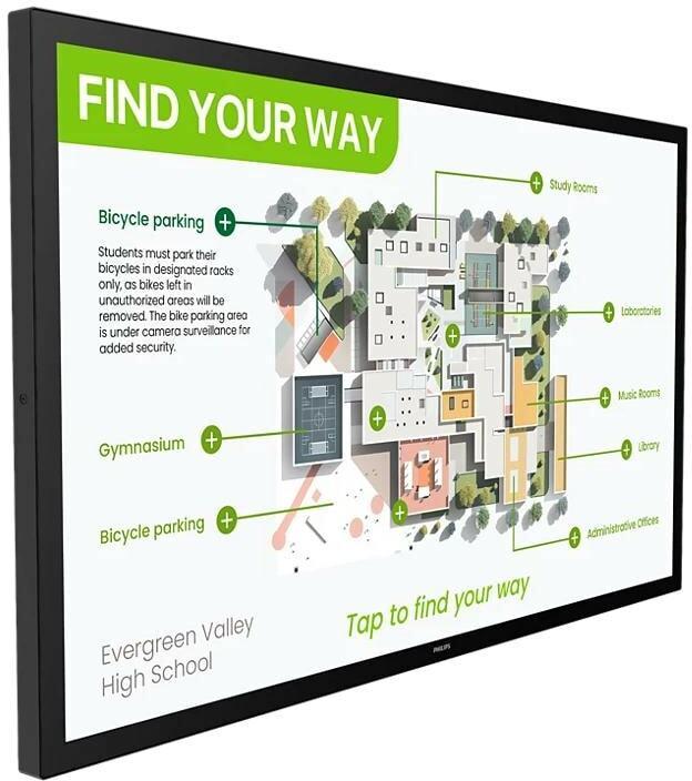 Philips Touch Display 55BDL3751T/00 55 ", Energieeffizienzklasse (3840 x 2160 Pixel, 55")