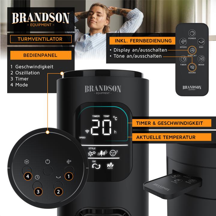 Produktbild Brandson Turmventilator (52 dB)
