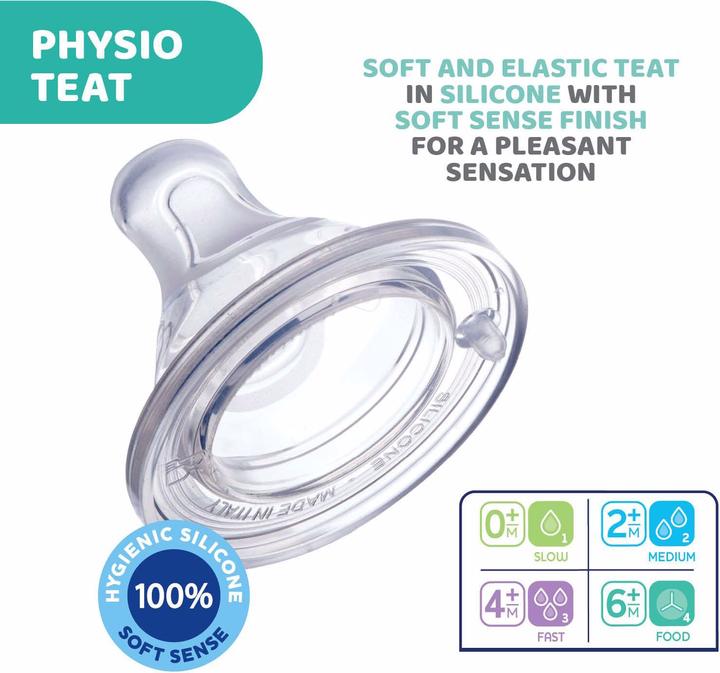 Produktbild Chicco Flaschensauger PERFECT5 Silikon Breifluss 6m+