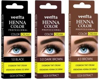 Image du produit Venta Venita Eyebrow Tint Cream Henné professionnel à l'extrait de Goji