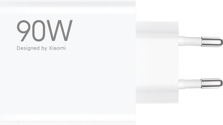 Actual product image Xiaomi Wall Charger USB-A MDY-15-EK + USB-C Kabel 90W - white (90 W)
