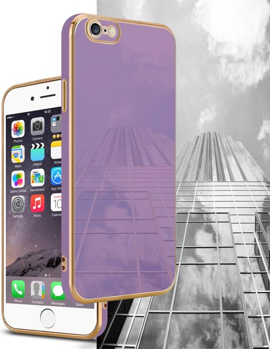 Actual product image Cadorabo Case for Apple iPhone 6 / 6S in TPU with camera protection LM130 Style (Apple iPhone 6)