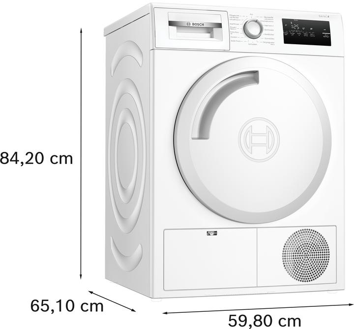 Actual product image Bosch Hausgeräte WTH83V03 (7 kg, Right, EU plug)