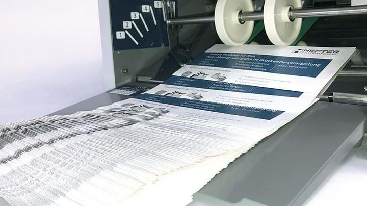 Actual product image Hefter Systemform Folding machine TF MEGA-M plus (A5, A6, A4, A3)