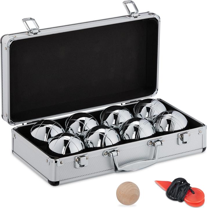 Relaxdays Boule-Kugeln (8 x)