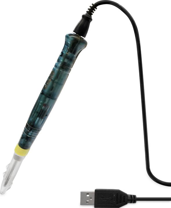 Actual product image Basetech USB soldering iron with ceramic soldering tip 450 °C 8 Watt
