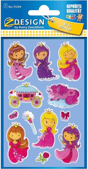 Image du produit Avery Autocollant brillant KIDS 'Prinzessin' 57299