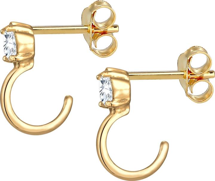 Image du produit Elli Boucles d'oreilles Créoles Zirconia Argent 925 (Argent sterling 925, Zircone)