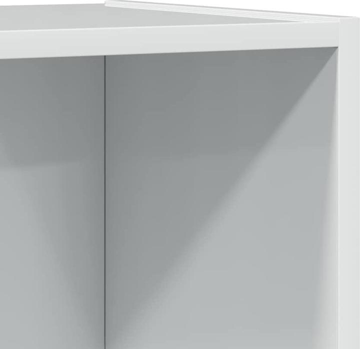 Produktbild VidaXL Bücherregal Hochglanz-Weiss 60x24x143 cm Holzwerkstoff (60 x 24 x 143 cm)