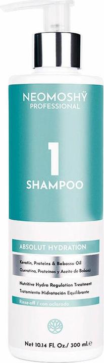Actual product image Neomoshy ABSOLUT HYDRATION shampoo 300ml (300 ml, Liquid shampoo)