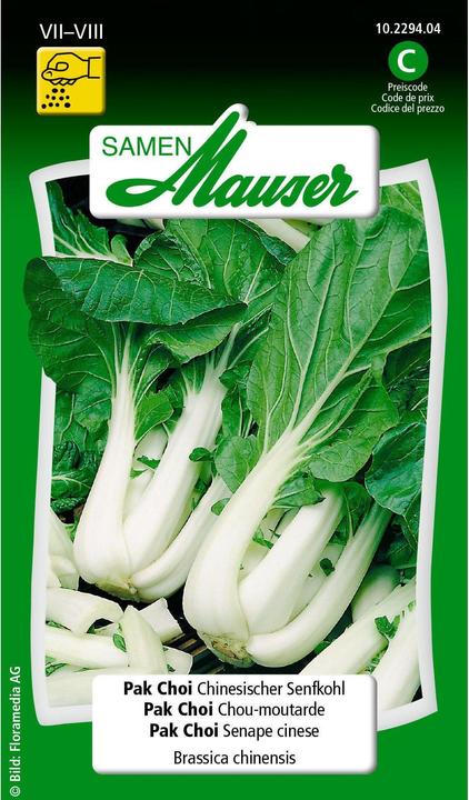 Samen Mauser Pak Choi Chinesischer Senfkohl (Gemüsesamen)