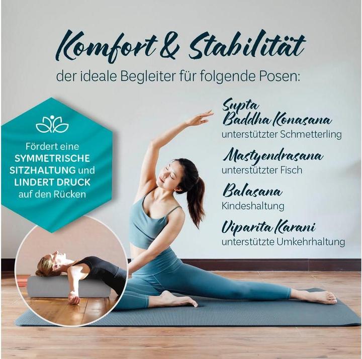 Produktbild DoYourSports Yogakissen Bolster Paravati