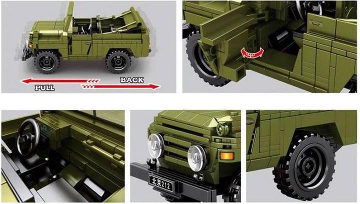 Produktbild Sembo Militär Geländewagen Pullback