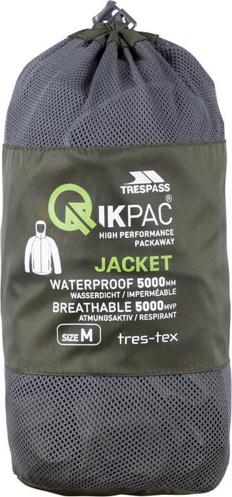 Produktbild Trespass QIKPAC X Unisex Shell Jacke (L)