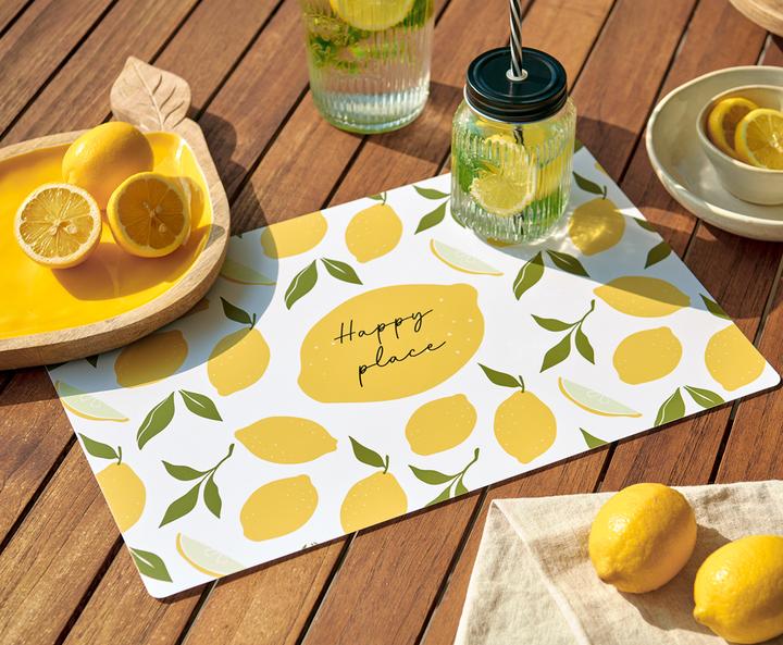 Actual product image Zeller Present Tischset Lemons 45x30 cm (1 pcs., 45 x 30 x 1 cm)