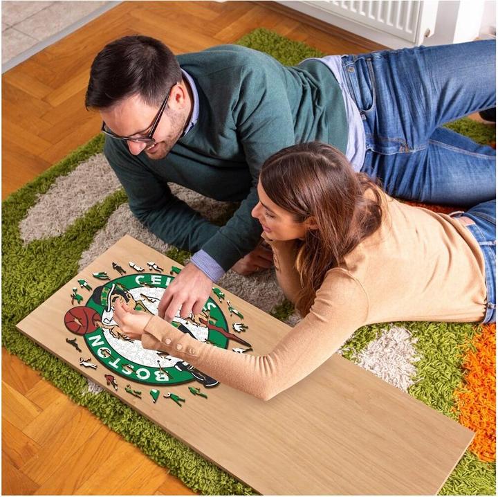 Produktbild Iconic NBA - Boston Celtics - Holz Puzzle Grösse L (500 Teile) (500 Teile)