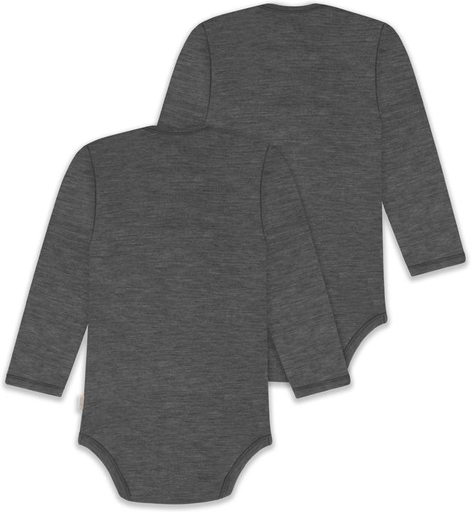 Produktbild Normani 2er Pack Baby Merino Body Langarm „Auckland" - 9377 (92)