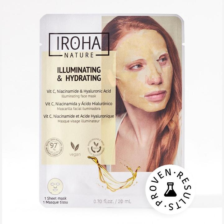 Actual product image Iroha Nature Nature - Tissue Face Mask Brightening (20 ml)