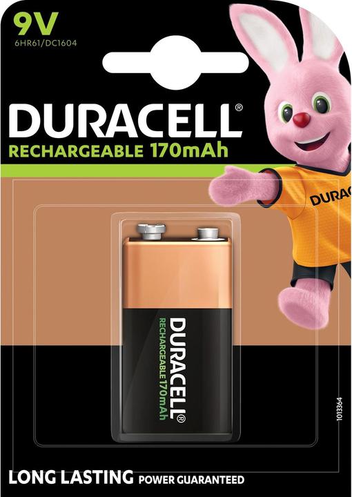 Duracell Recharge Ultra (1 Stk., 9V Block, 170 mAh)
