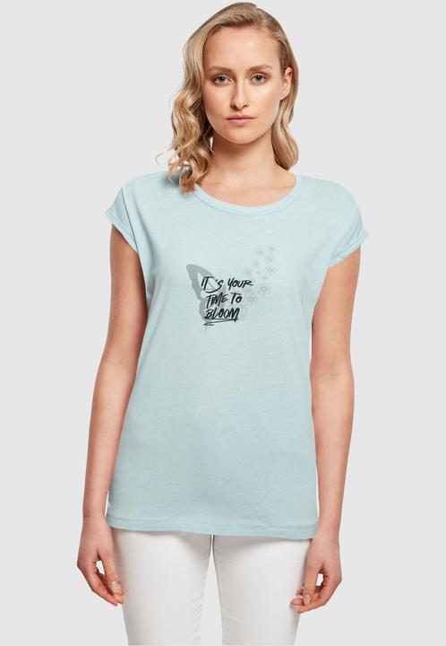 Actual product image Merchcode Ladies Its Your Time To Bloom Extended Shoulder Tee - 112545 (XL)