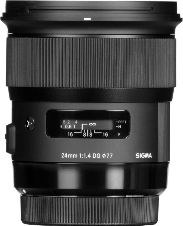 Image du produit Sigma 24mm f/1.4 DG HSM ART, Sony E (Sony E, Plein format, APS-C / DX)